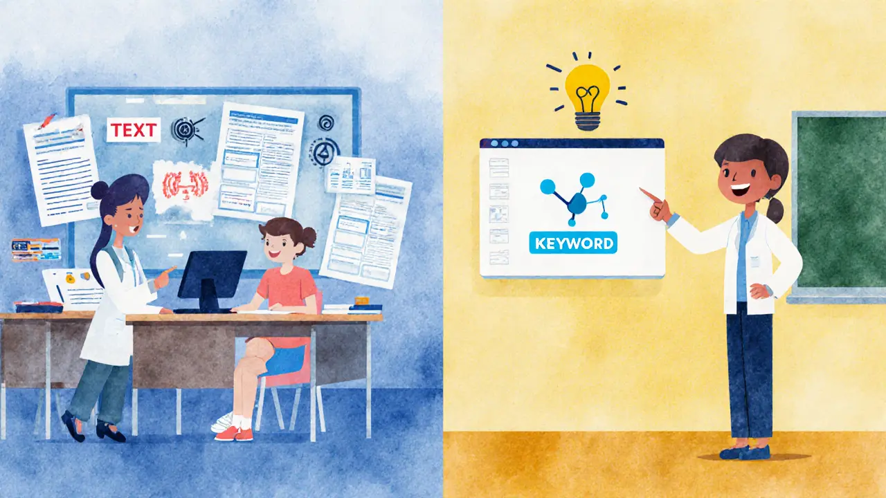 Сравнение перегруженного и оптимизированного урока: хаос против ясности.