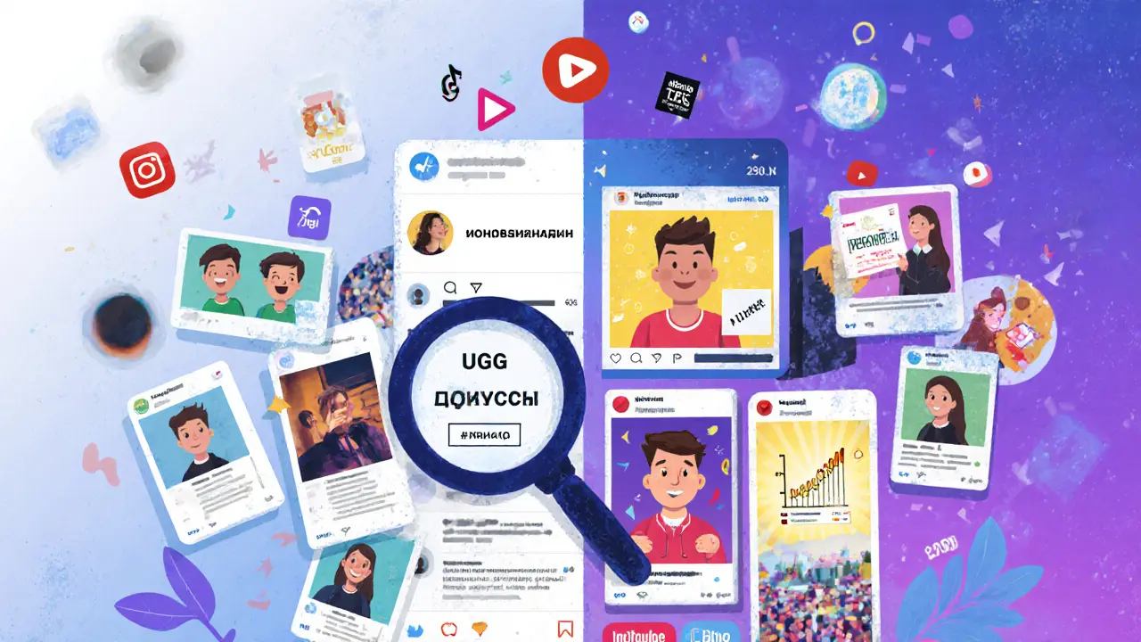 Сравнение плохих и качественных отзывов пользователей в соцсетях с элементами модерации.