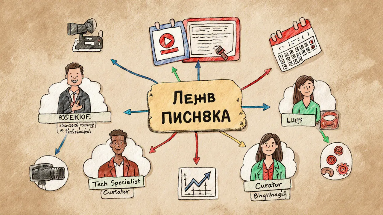 Техкарта запуска курса: роли, дедлайны и зависимости