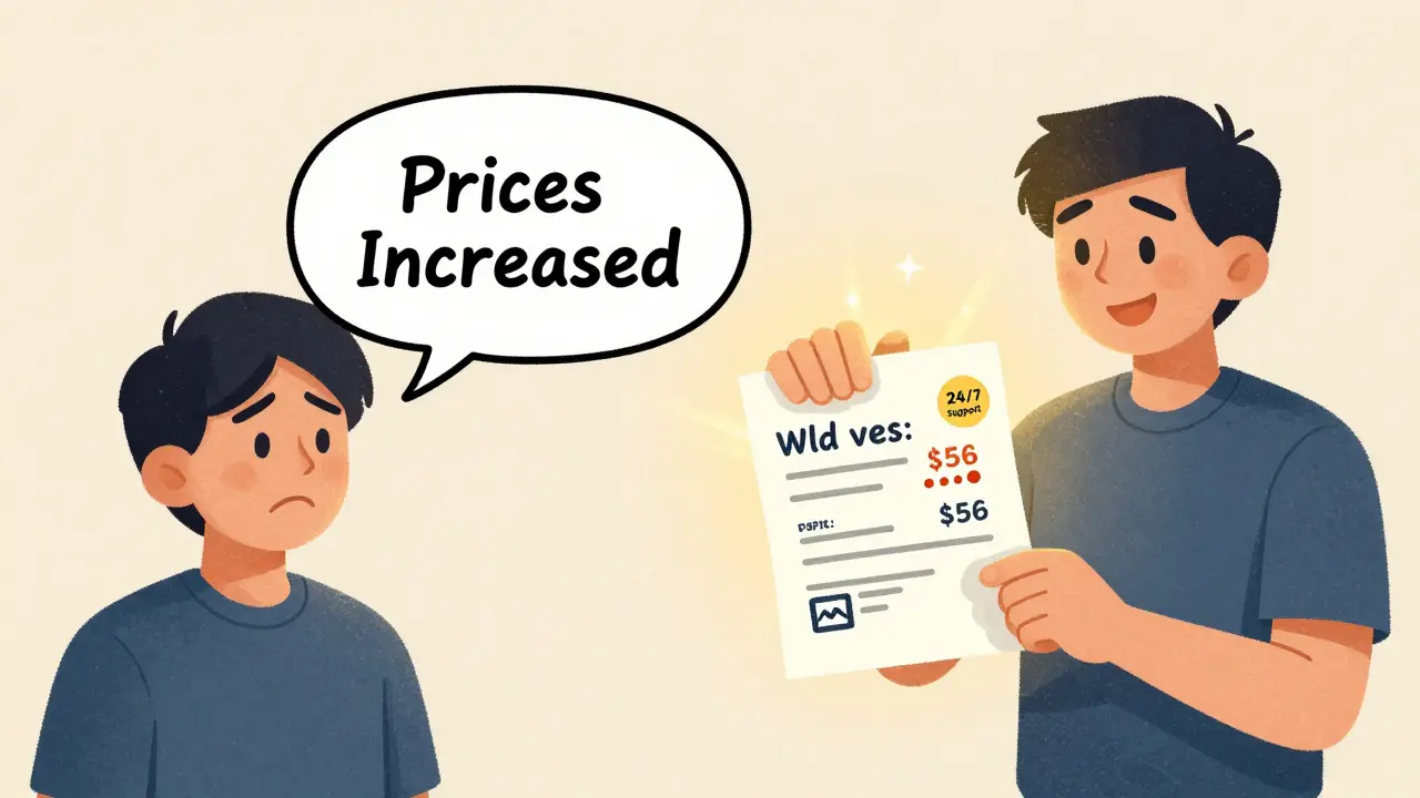 Клиент сравнивает безличное уведомление и персонализированное сообщение с новыми преимуществами