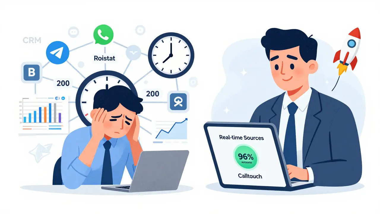 Сравнение: сложная аналитика Roistat против простого Calltouch с реальными данными.