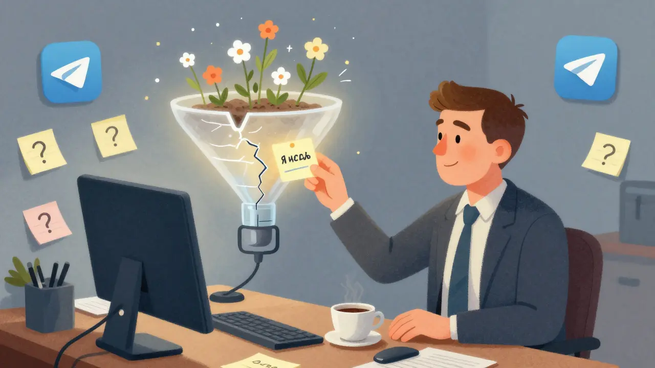 Российский предприниматель добавляет личное сообщение к автоматизированной воронке, заставляя её оживать.