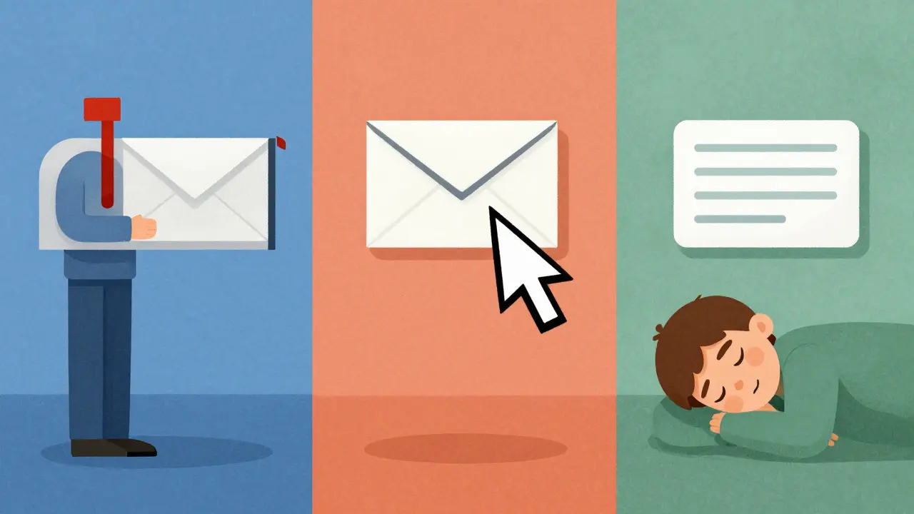 Сегментация трёх типов неактивных подписчиков в почтовом ящике