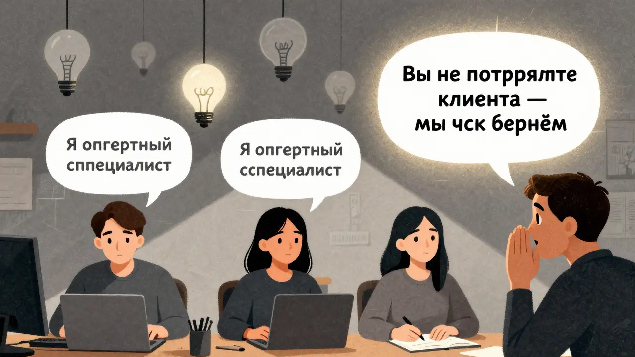 Три слабых слогана растворяются, пока один сильный светится в тишине.