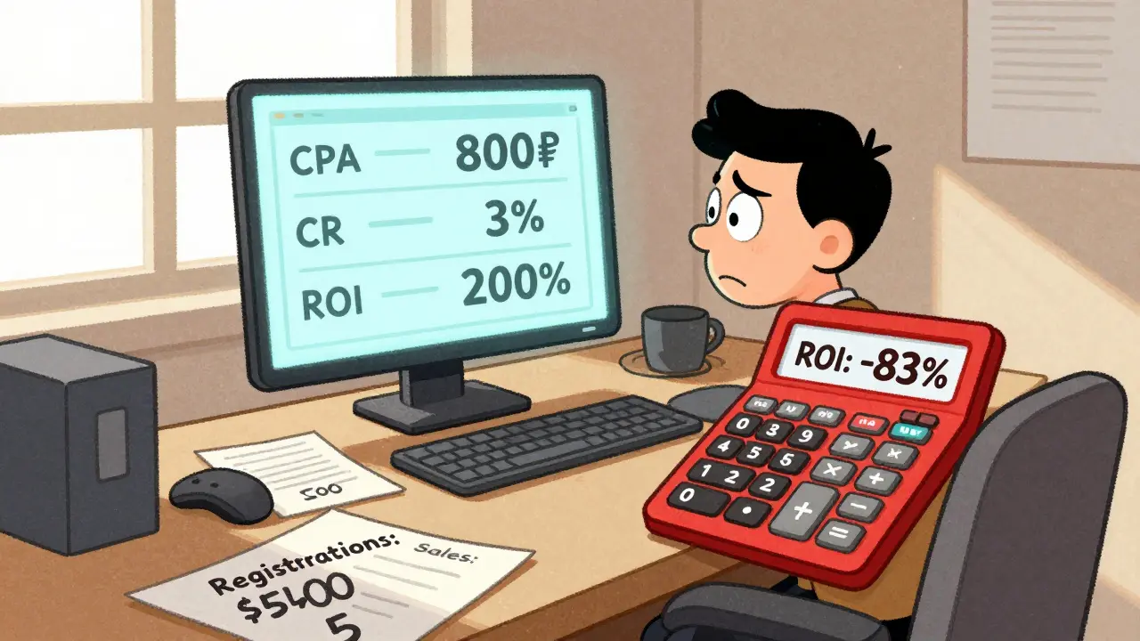 Дашборд по вебинарам: как отслеживать CPA регистрации, CR в продажи и ROI