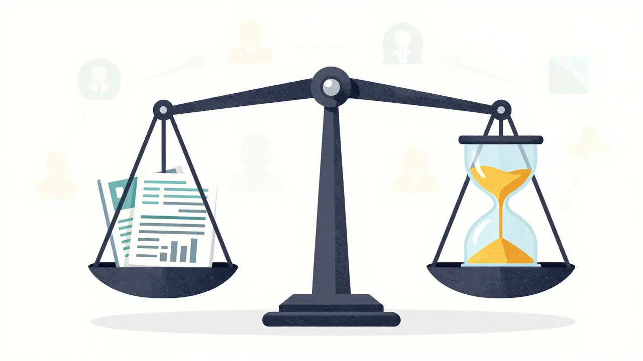 Иллюстрация баланса между ценностью и временными ограничениями акции.