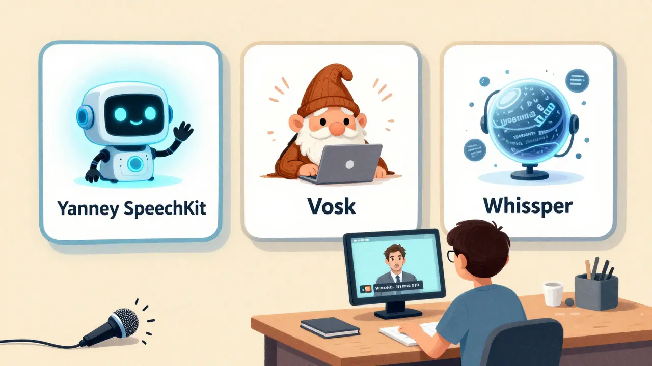 Инструменты субтитров и транскрибации: Yandex SpeechKit, Vosk, Whisper - что выбрать для онлайн-школы