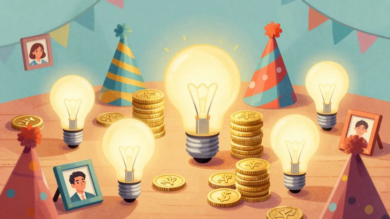 Разные элементы контента в сбалансированной композиции стола