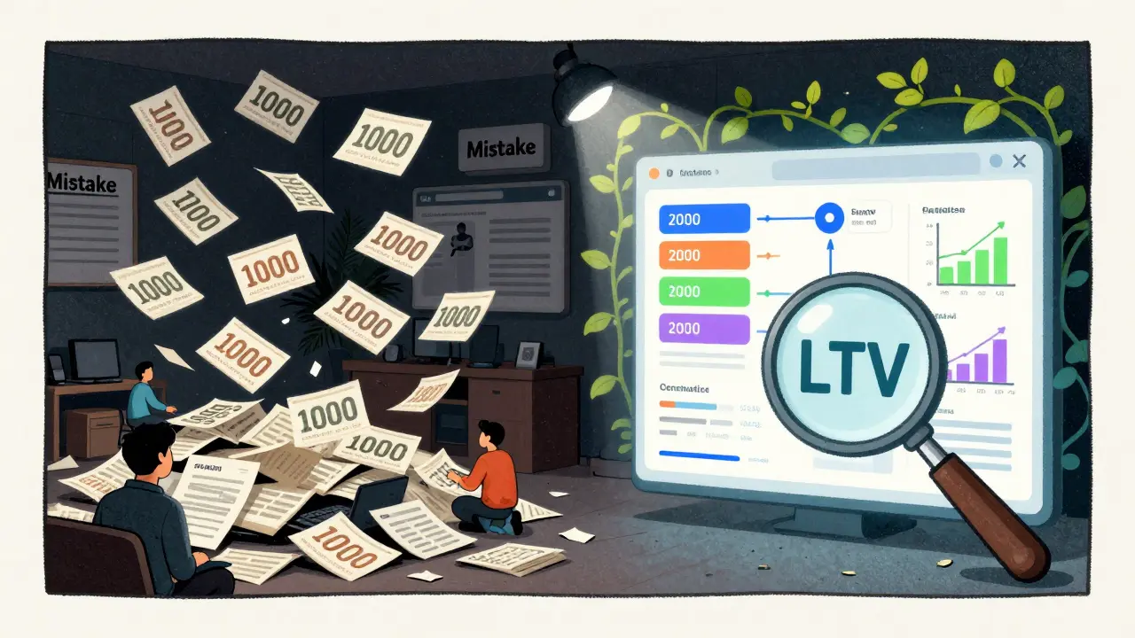 Сравнение двух сцен: хаос из сотен одинаковых купонов и умная аналитическая панель с персонализированными кодами и метриками LTV.