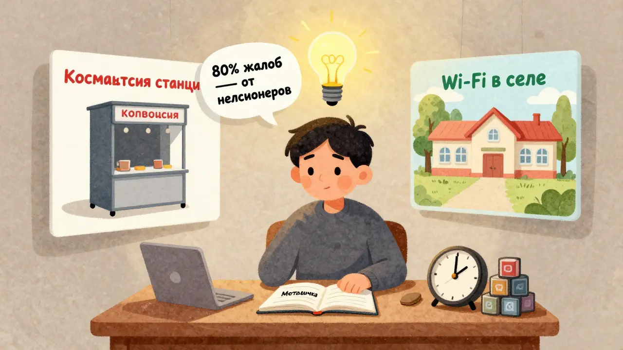 Сравнение неудачного кейса о космосе и успешного — про Wi-Fi в селе, с акцентом на ключевой факт.