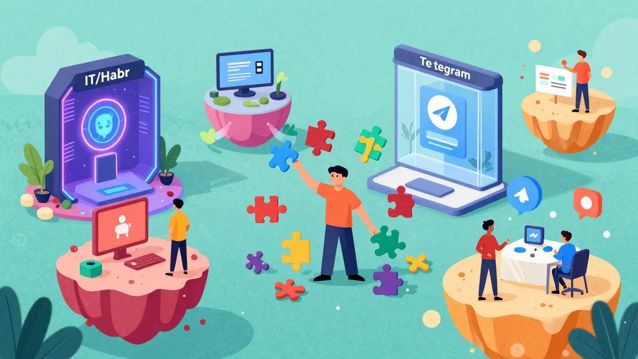 Распределение экспертного контента по различным цифровым платформам