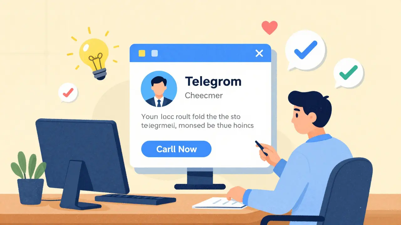 Схематичное изображение правильного оформления профиля Telegram с акцентом на фото и био