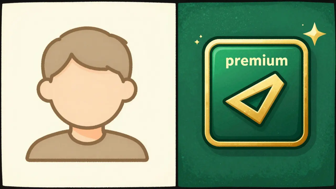 Сравнение обычного и премиального визуального оформления профиля эксперта