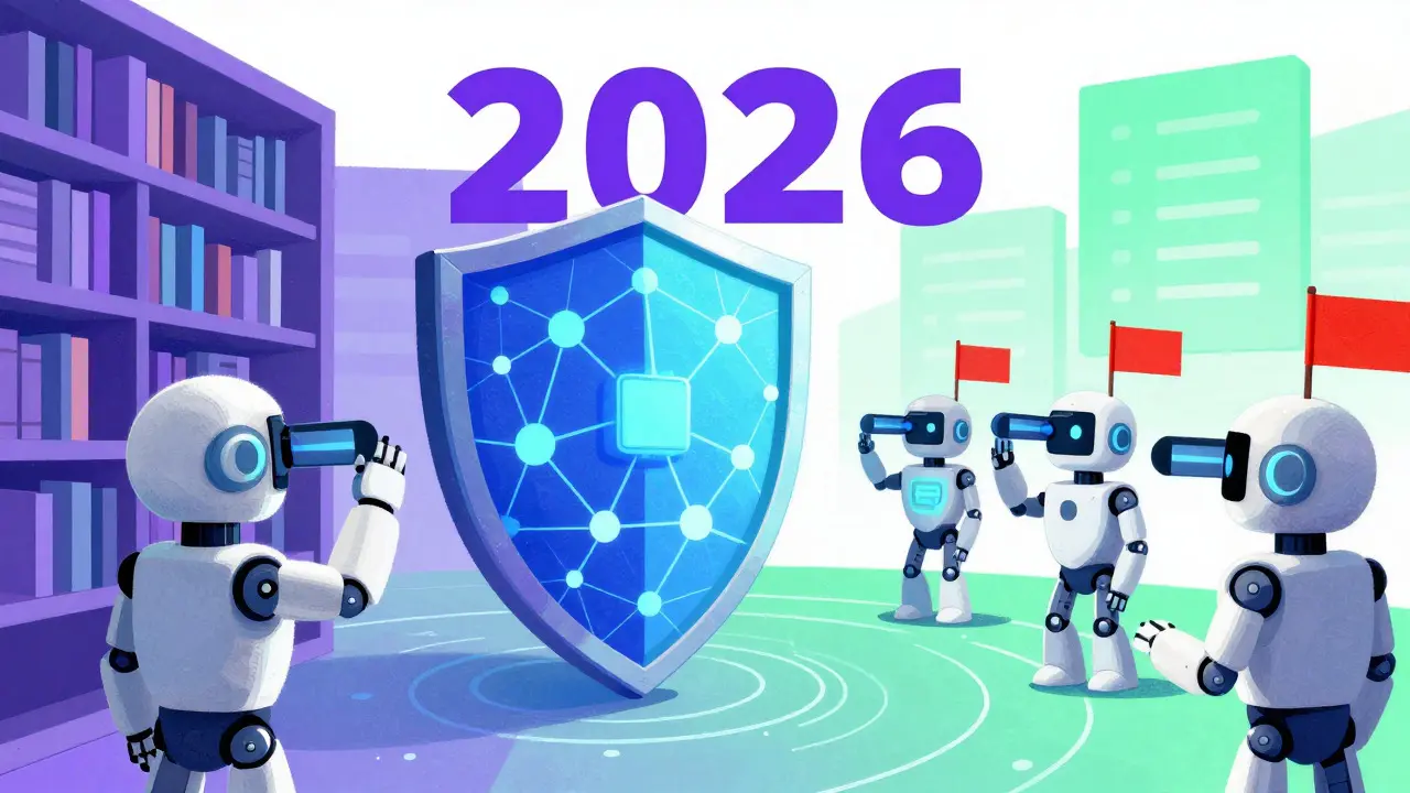 ИИ-роботы и блокчейн защищают цифровой контент в 2026 году